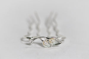 Calla Lily Floral Hair Prong