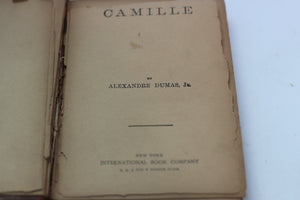 Antique Book, Camille by Alexander Dumas, 1852, Hardback.