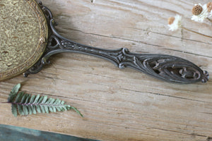 Antique Seashell Nautical Hand Mirror