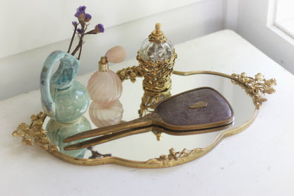 Antique Distressed Hand Mirror