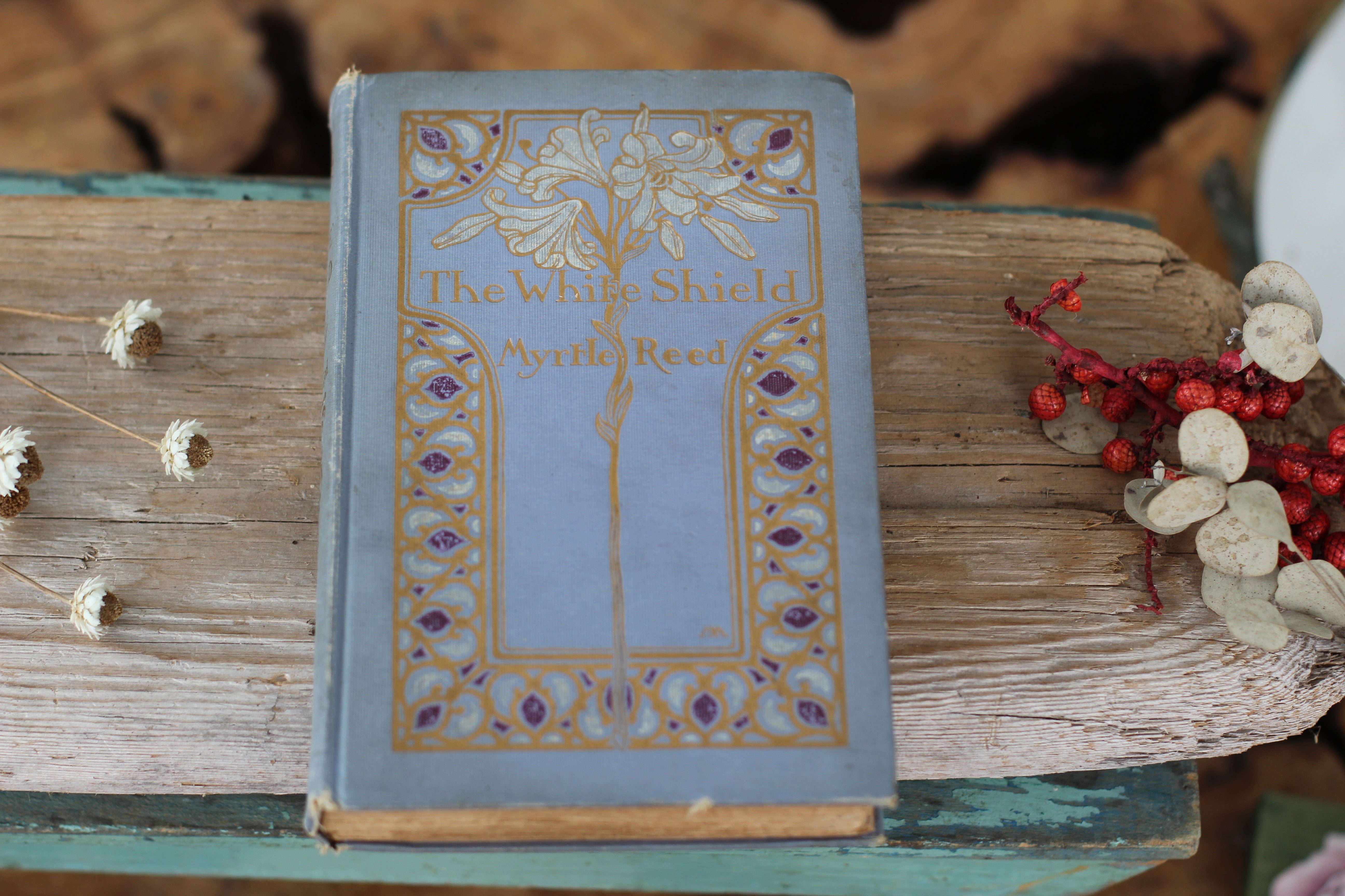 Antique Book The White Shield By Myrtle Reed 1912 Hardback.