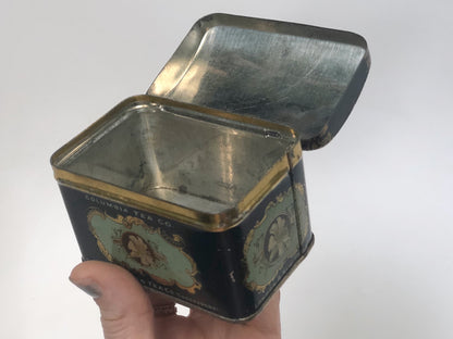 Antique Columbia Tea Co Tin Trinket