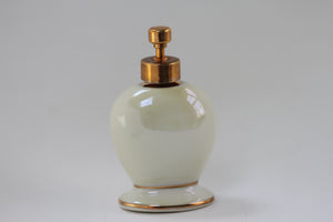 Antique Floral Porcelain Perfume Bottle