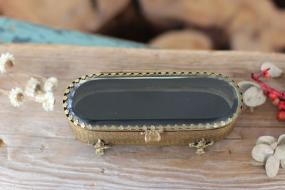 Antique Rare French Victorian Jewelry Box