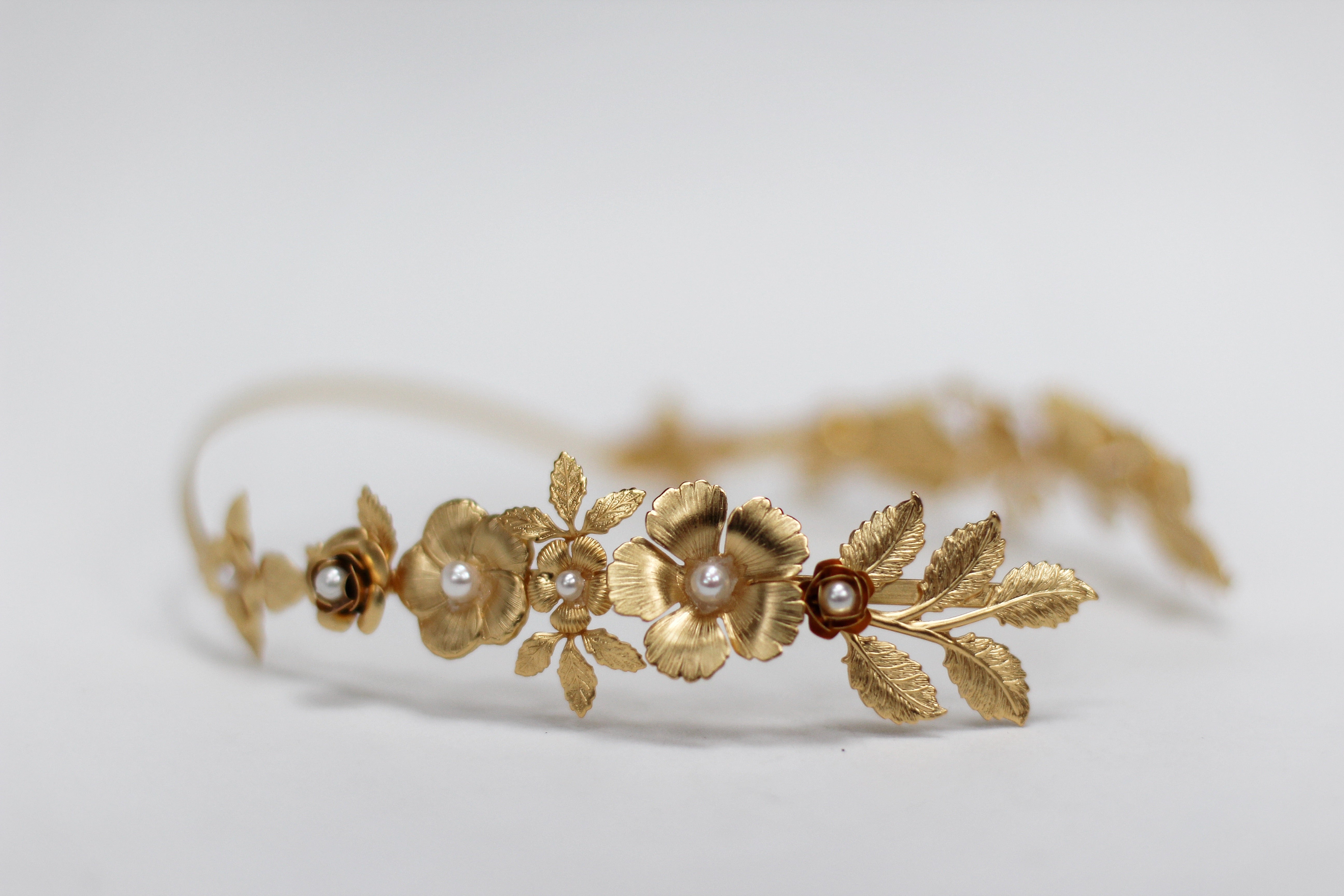 Preorder * Royal Bloom Floral Goddess Crown