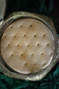 Vintage Bronze Filigree Jewelry Casket
