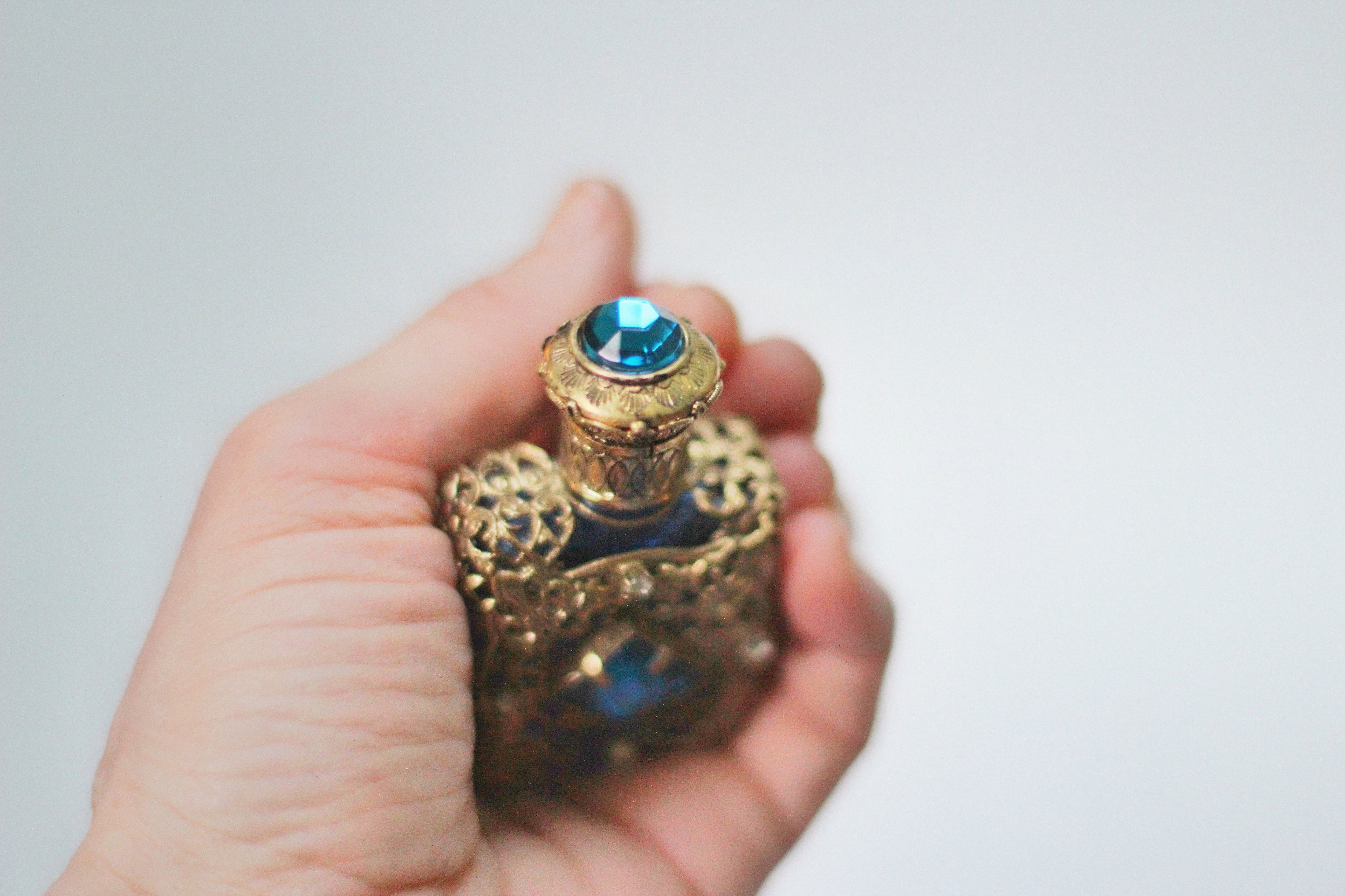 Copy Blue Crystals Perfume Bottle