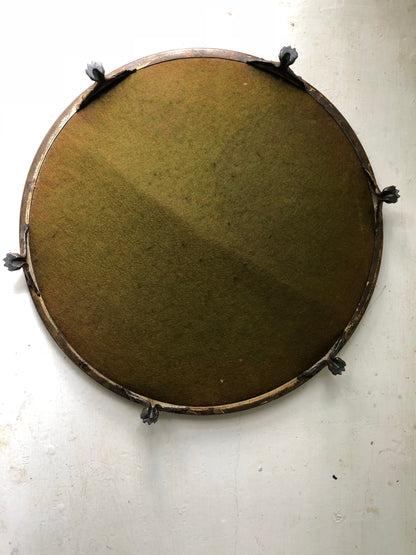 Antique Rounded Lion Feet Mirror Tray
