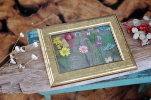 Pressed Flowers Framed Collage