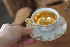 Antique Gold Bavaria Cup & Saucer