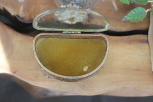 Antique Stylebuilt Floral Jewelry Box