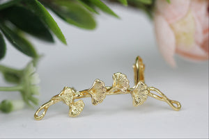 Ginkgo Leaves Ear Cuff