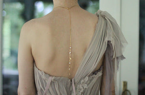 Preorder * Elvira Back Drop Lariat Necklace