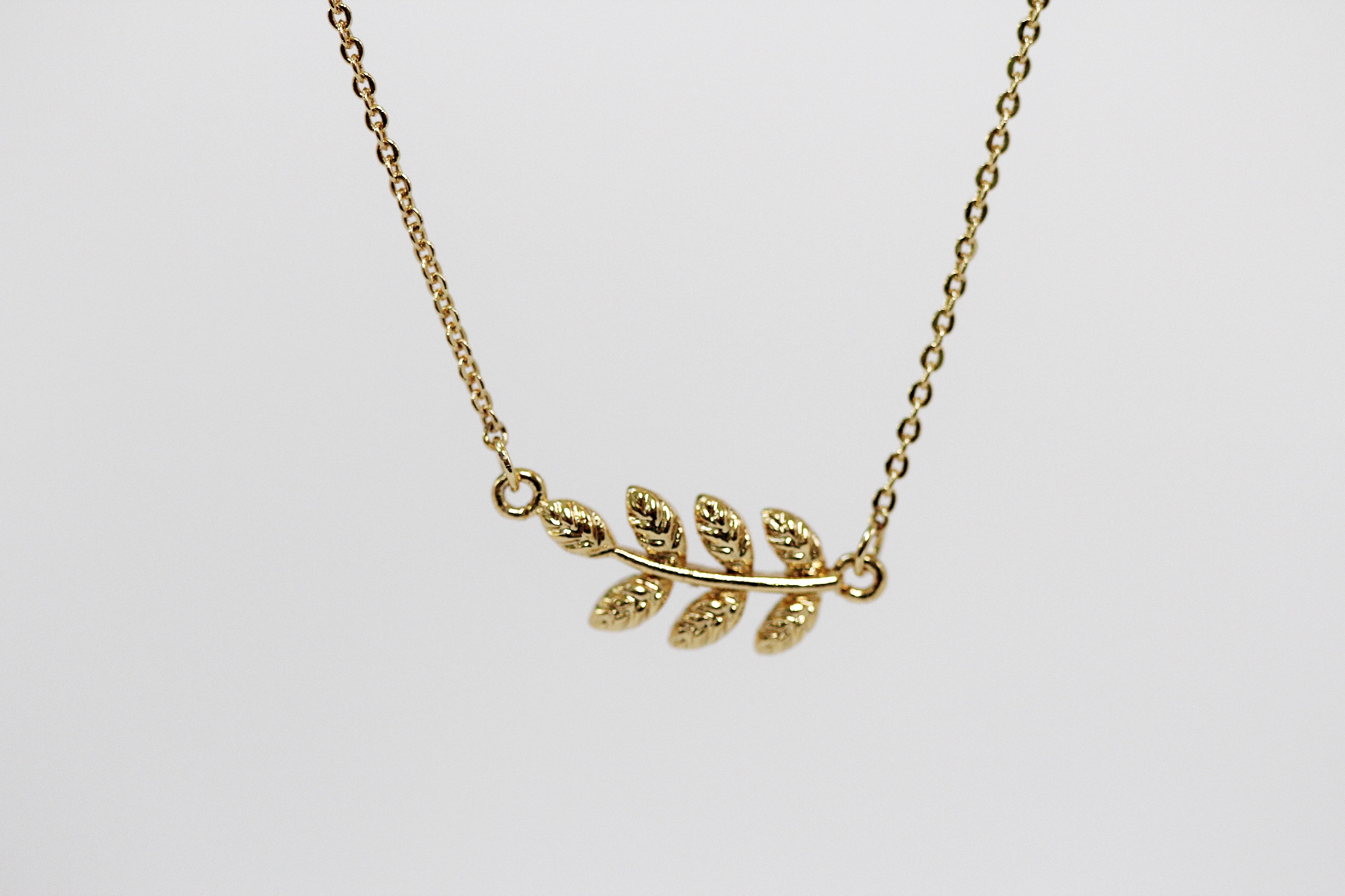 Laurel Leaf Necklace