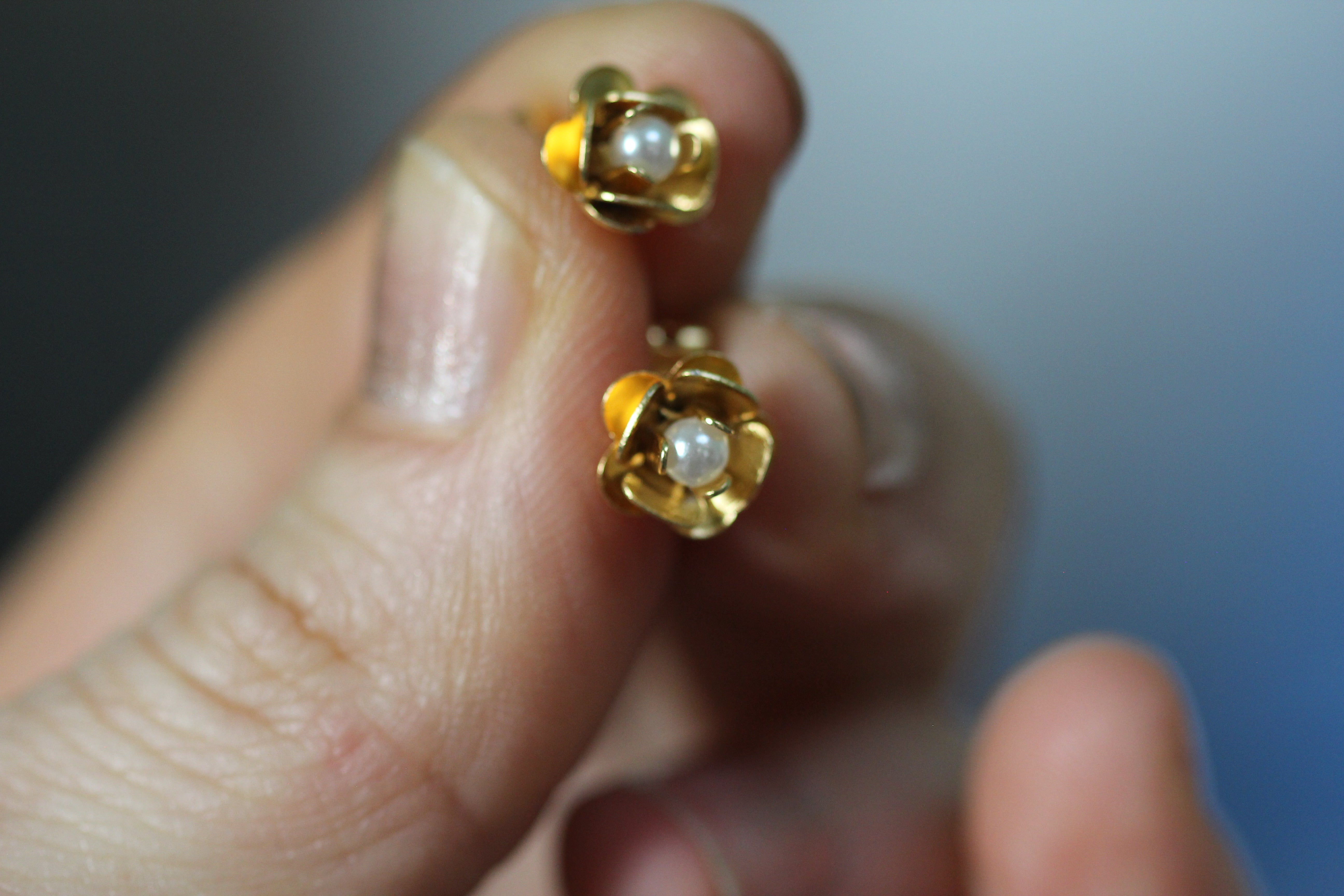 Rose Stud Earrings