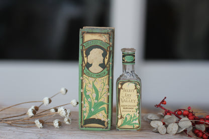 Antique Floral Lily of the Valley Perfume Bottle