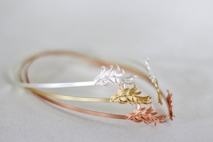 Swirly Feather Goddess Crown