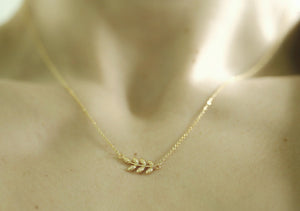 Laurel Leaf Necklace