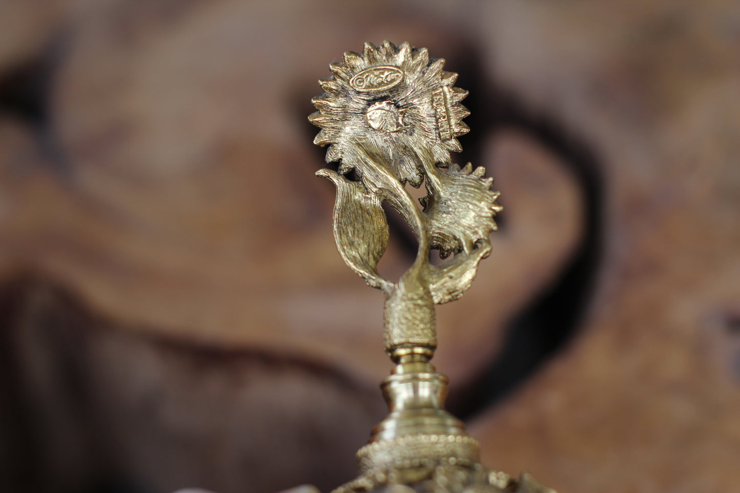 Antique Filigree Sunflower Matson Perfume Bottle