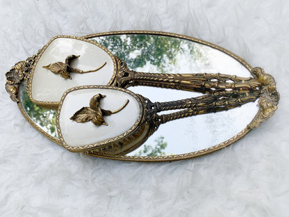Antique Iris Vanity Set