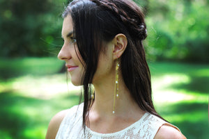 Preorder* Leaf Waterfall Earrings
