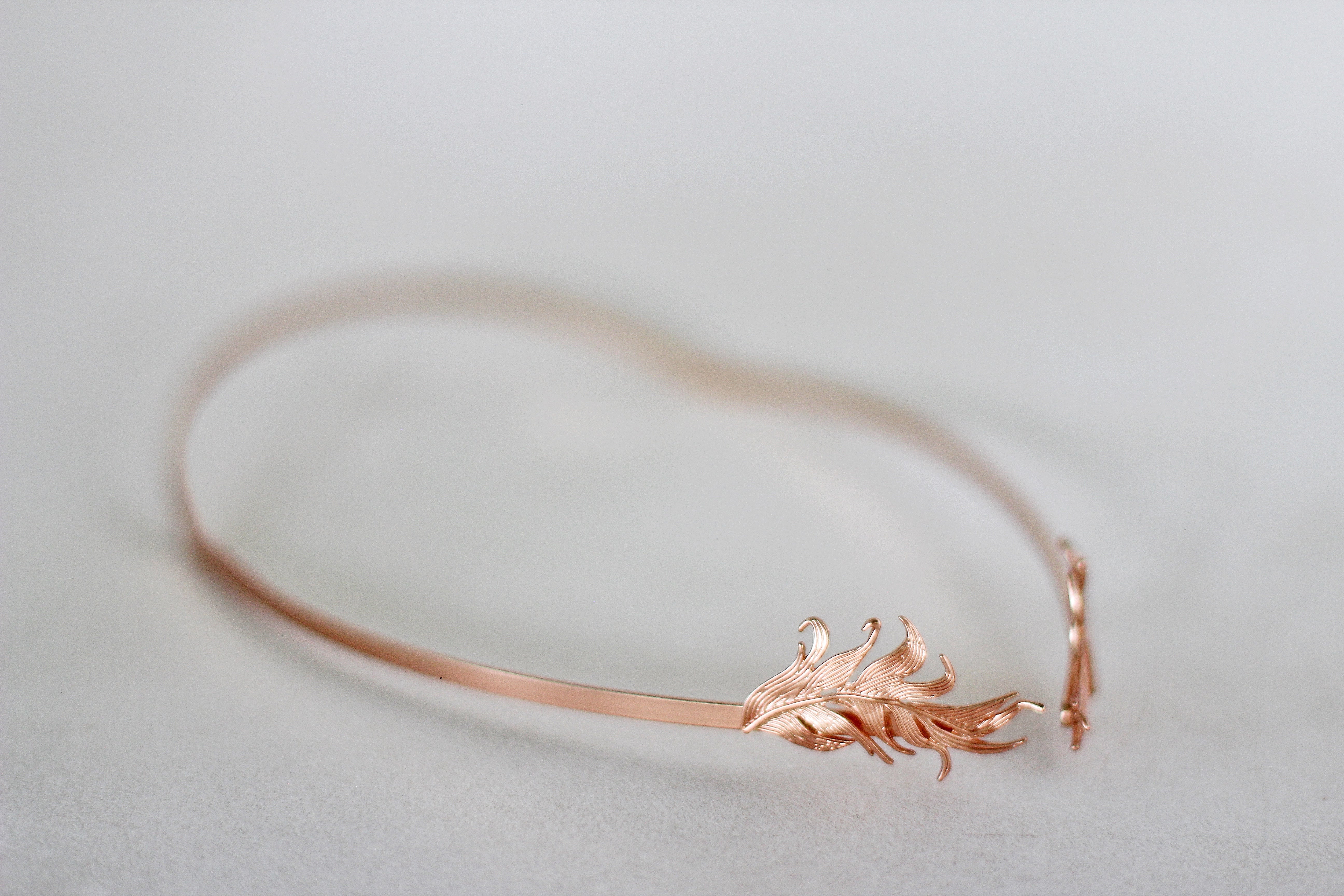 Swirly Feather Goddess Crown