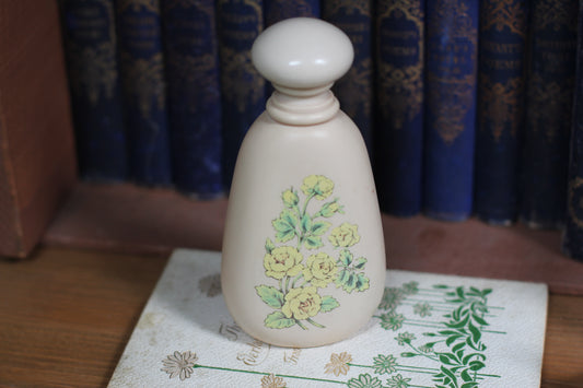 Vintage Avon Yellow Roses Bottle