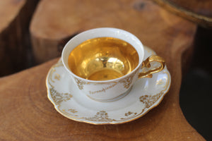 Antique Gold Bavaria Cup & Saucer