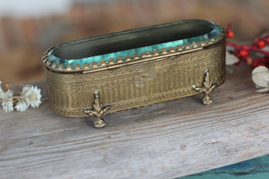 Antique Rare French Victorian Jewelry Box