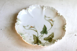 Callalily Flowers Porcelain Dish