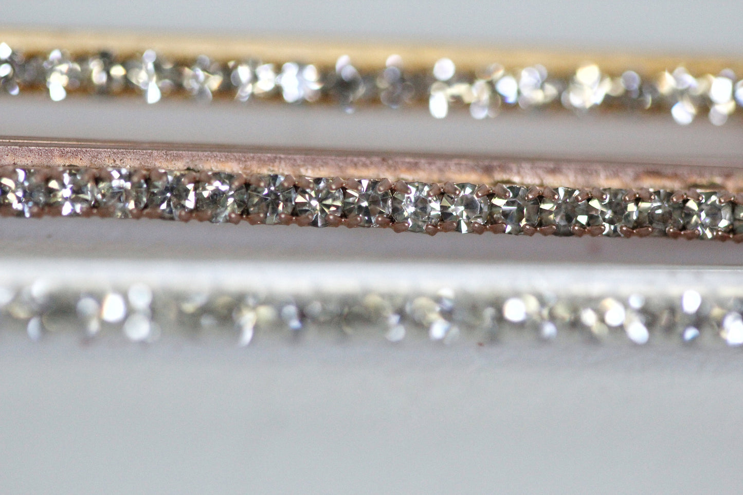 Crystals Leaf Chain Bobby Pin