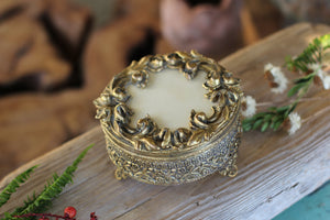 Antique Gilt Filigree Bronze Jar