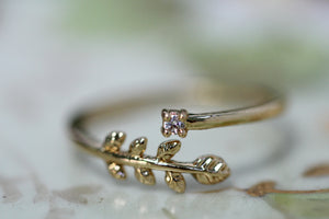 Fern & Crystal Ring
