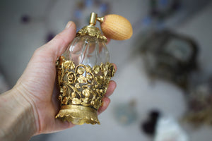 Antique Matson Automizer Perfume Bottle