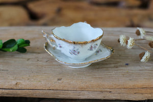 Antique Floral Carlsbad Victoria Austria Tea Cup Set