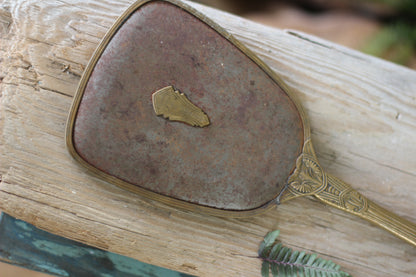 Antique Distressed Hand Mirror