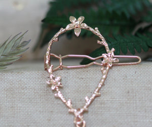 Discounted * Floral Eden Wreath Barrette