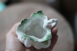 Vintage Floral Leaves Porcelain Dish