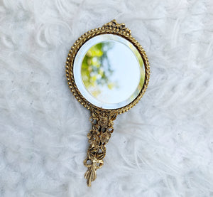 Antique Miniature Hand Mirror