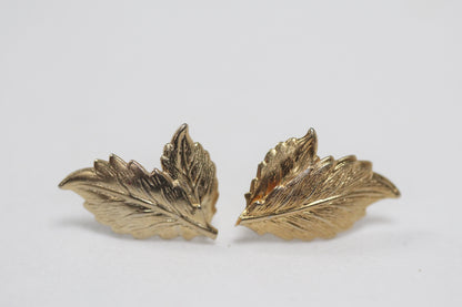 Preorder * Double Leaves Stud Earrings