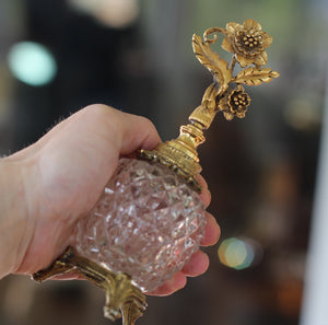 Antique Narcissus Floral Matson Perfume Bottle