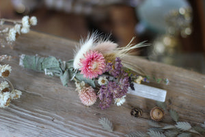 Dried Flowers, Herbs & Selenite Smudge Wand
