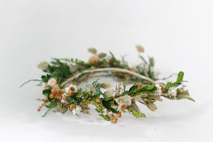 Preorder * Dried Blooming Eucalyptus Daisy Wreath