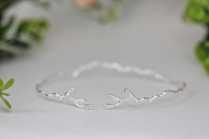 Rustic Branch w/ Crystals Choker