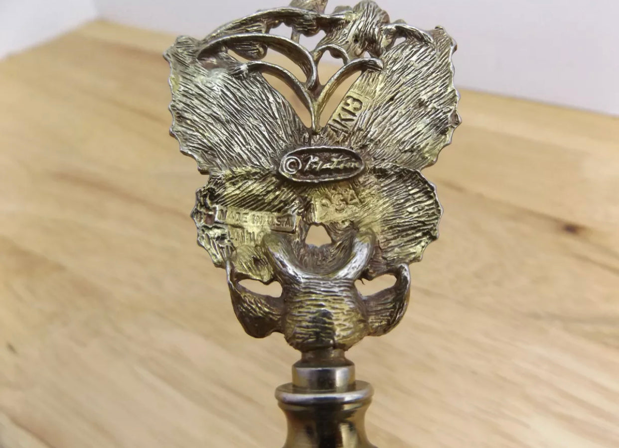 Antique Rare Matson Butterfly Perfume Bottle
