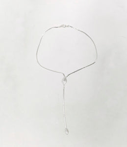 Preorder * Leaf Drop Lariat Necklace