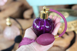 Purple Long Bulb Atomizer Perfume Bottle Reproduction