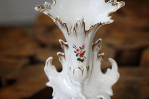 Antique Floral Porcelain Vass
