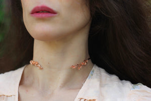 Cherry Blossom / Sakura Branch Floral Choker