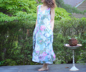 Vintage Sleeveless Floral Carol Anderson Dress